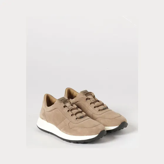 Tod’s Red Dot Suede Sneakers Earth (XXM79K0IP51J17553J)