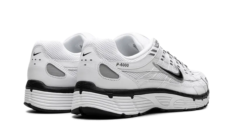 Nike P-6000 “White Metallic Silver Black” (CD6404-107)
