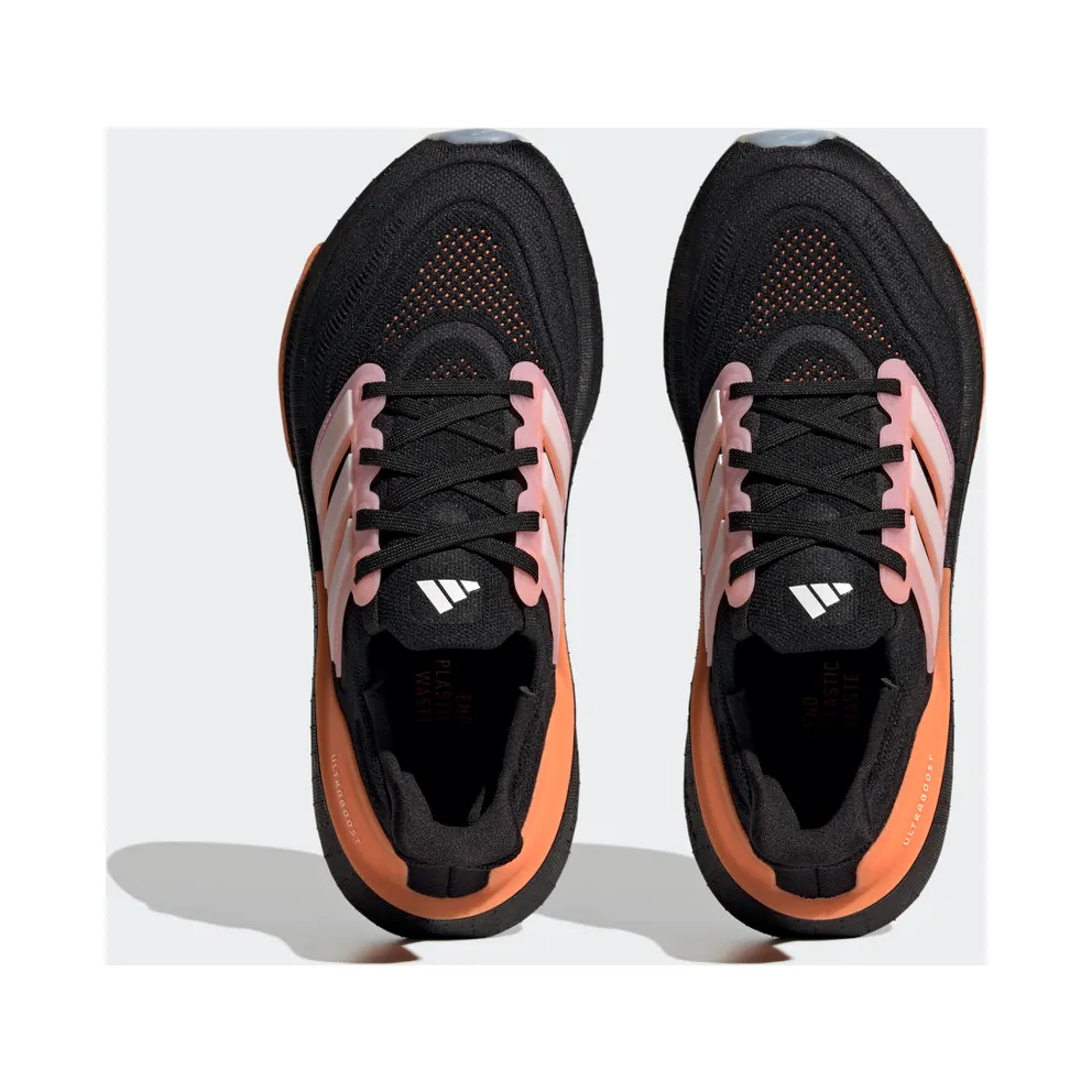 adidas Ultraboost Light Core Black / White Tint / Beam Pink (HQ8599)