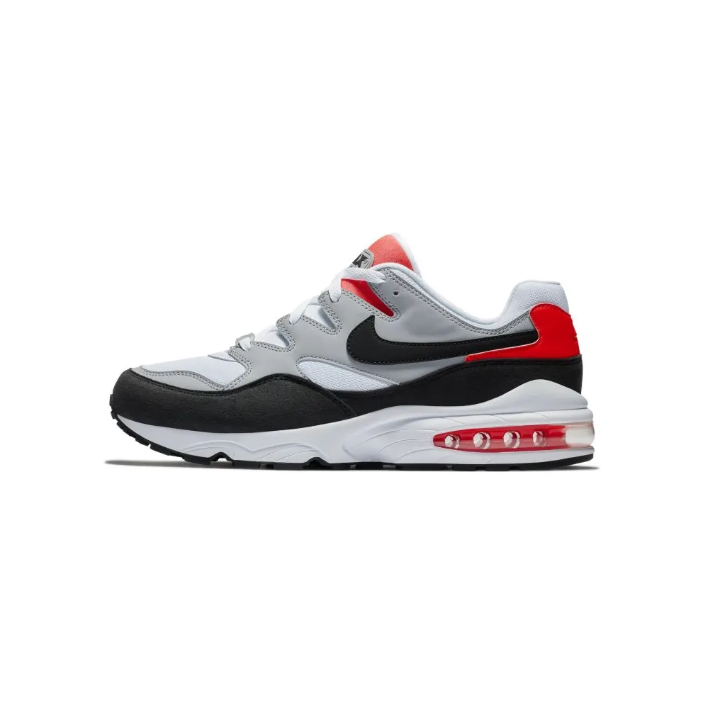 Nike Air Max 94 Wolf Grey Bright Crimson Wolf Grey/Black-White-Bright Crimson (747997-006)