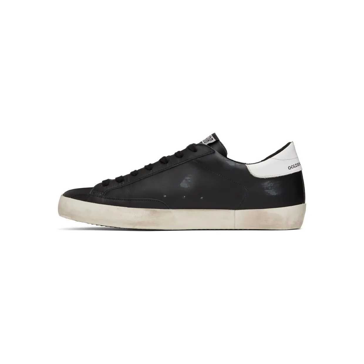 Golden Goose Super-Star Black White Leather (GMF00101F00032180203) (3)