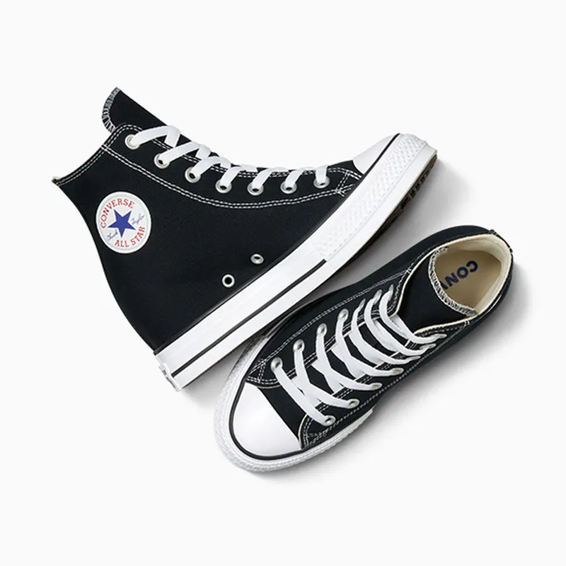 Converse Chuck Taylor All Star Classic Wedge Platform Black Red Navy (A11909C)