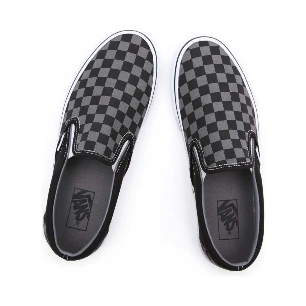 Vans Slip-On ‘Black Pewter Checkerboard’ Black/Pewter (VN000EYEBPJ)
