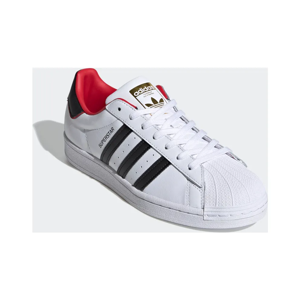 adidas Superstar Valentines Day White (2020) Cloud White/Core Black/Scarlet (FW6384)