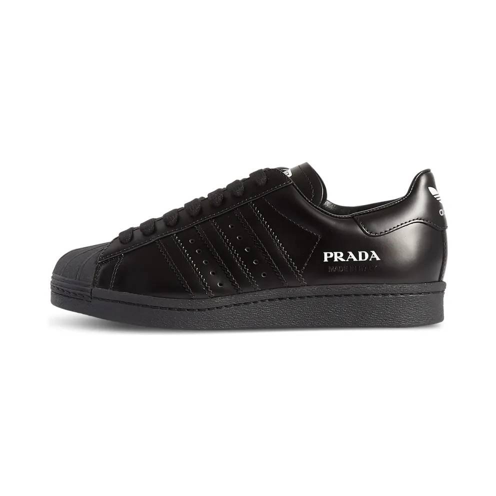 adidas Originals Black Prada Edition Superstar Sneakers (FW6679)