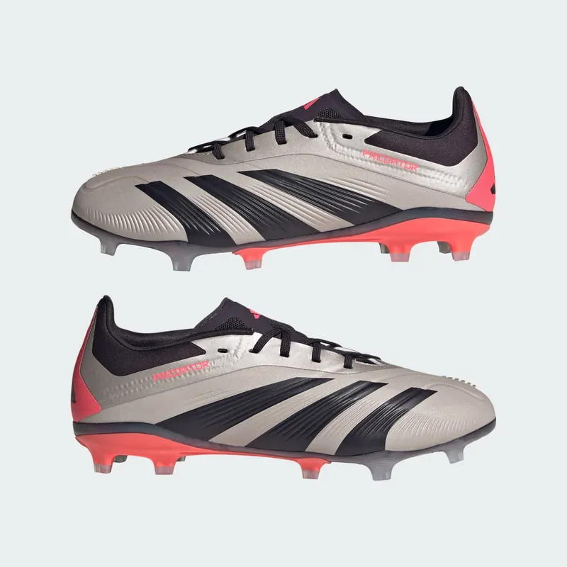 adidas Predator Elite FG Platinum Metallic Aurora Black Carbon (IF6361)