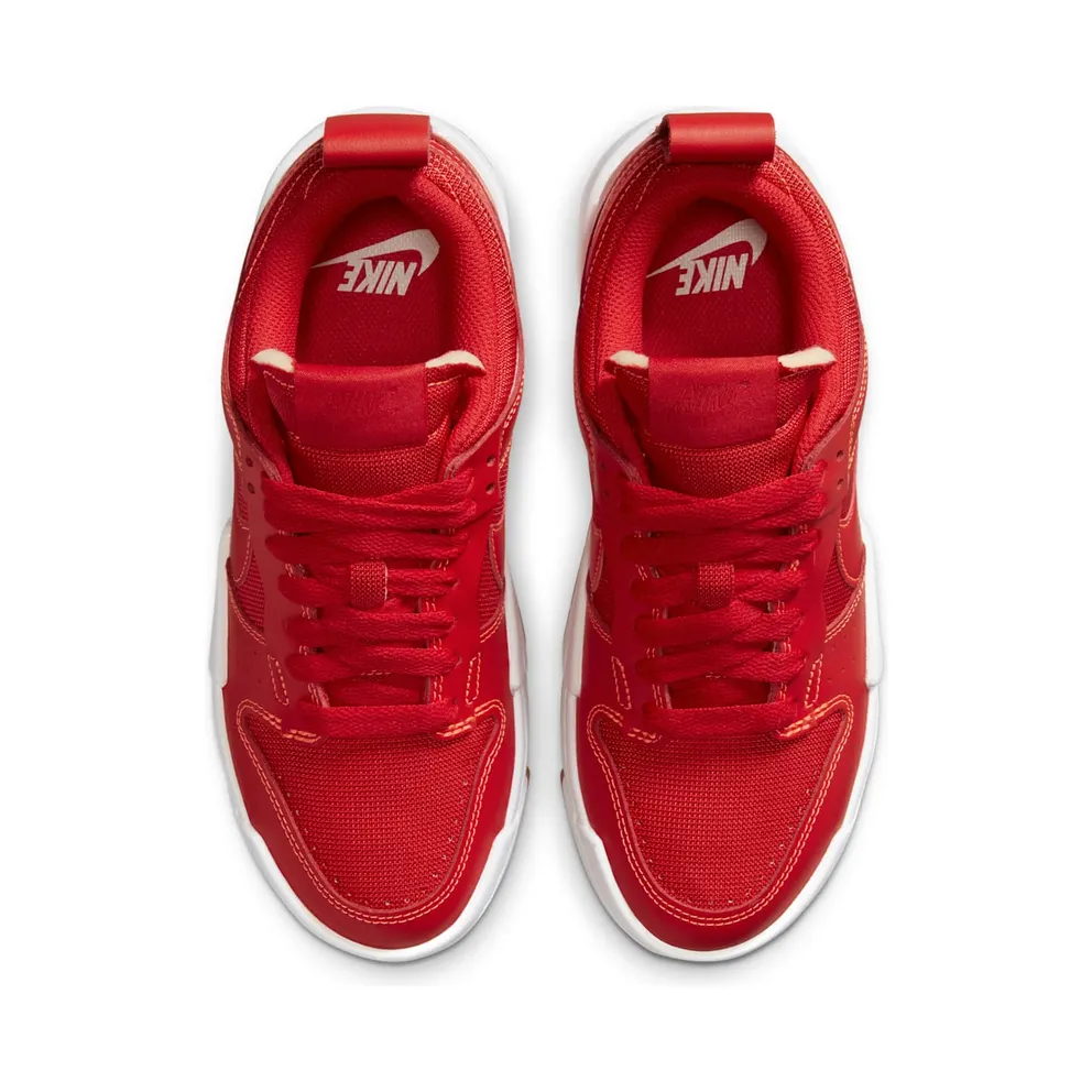 Nike Dunk Low Disrupt Red Gum (W) Gym Red/Summit White-Gum Medium Brown (CK6654-600)