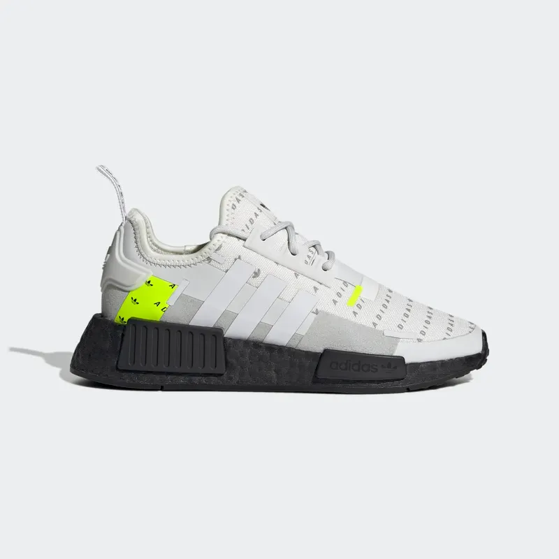 adidas NMD_R1 Refined Cloud White / Crystal White / Solar Yellow (H03956)