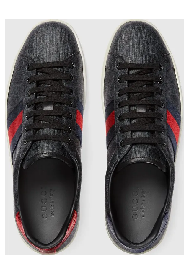 Gucci Ace GG Supreme Black (42944596G501130) (3)