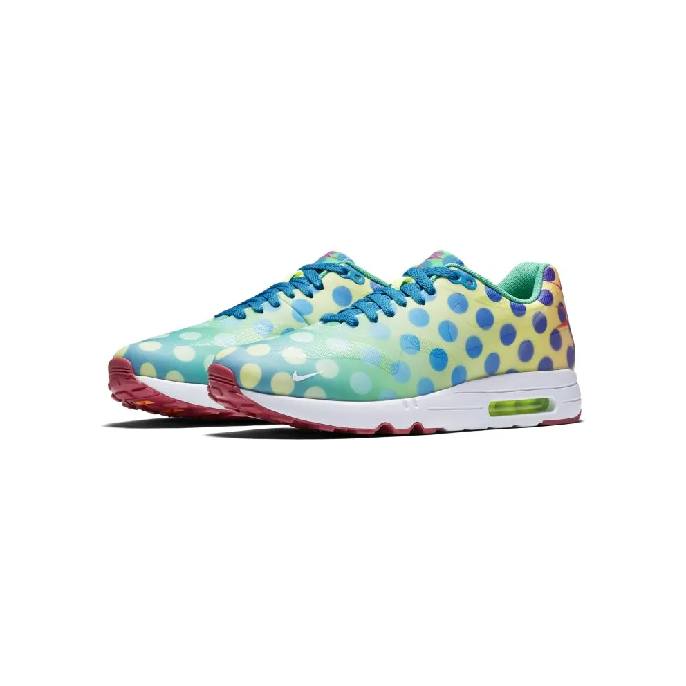 Nike Air Max 1 Ultra 2.0 Pop Art Polka Dots Gamma Green/Clear-Dynamic Blue-Pink Clay (917836-300)