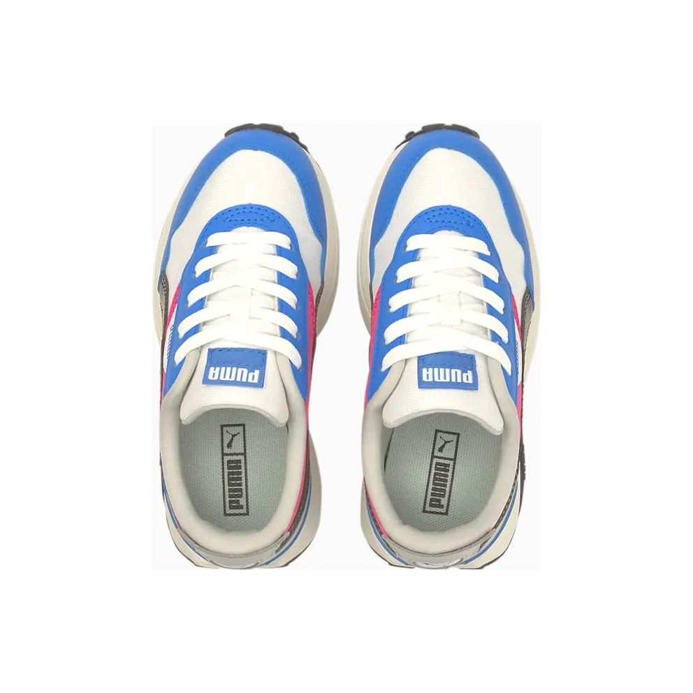 Puma Cruise Rider Silky Kids White/Blue (381865-02)