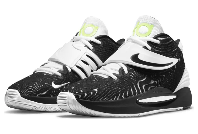 Nike KD 14 TB Black White Volt (DA7850-001)