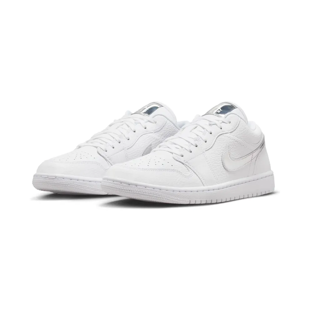 Air Jordan 1 Low SE “White Metallic Silver'” (IQ9381-100)