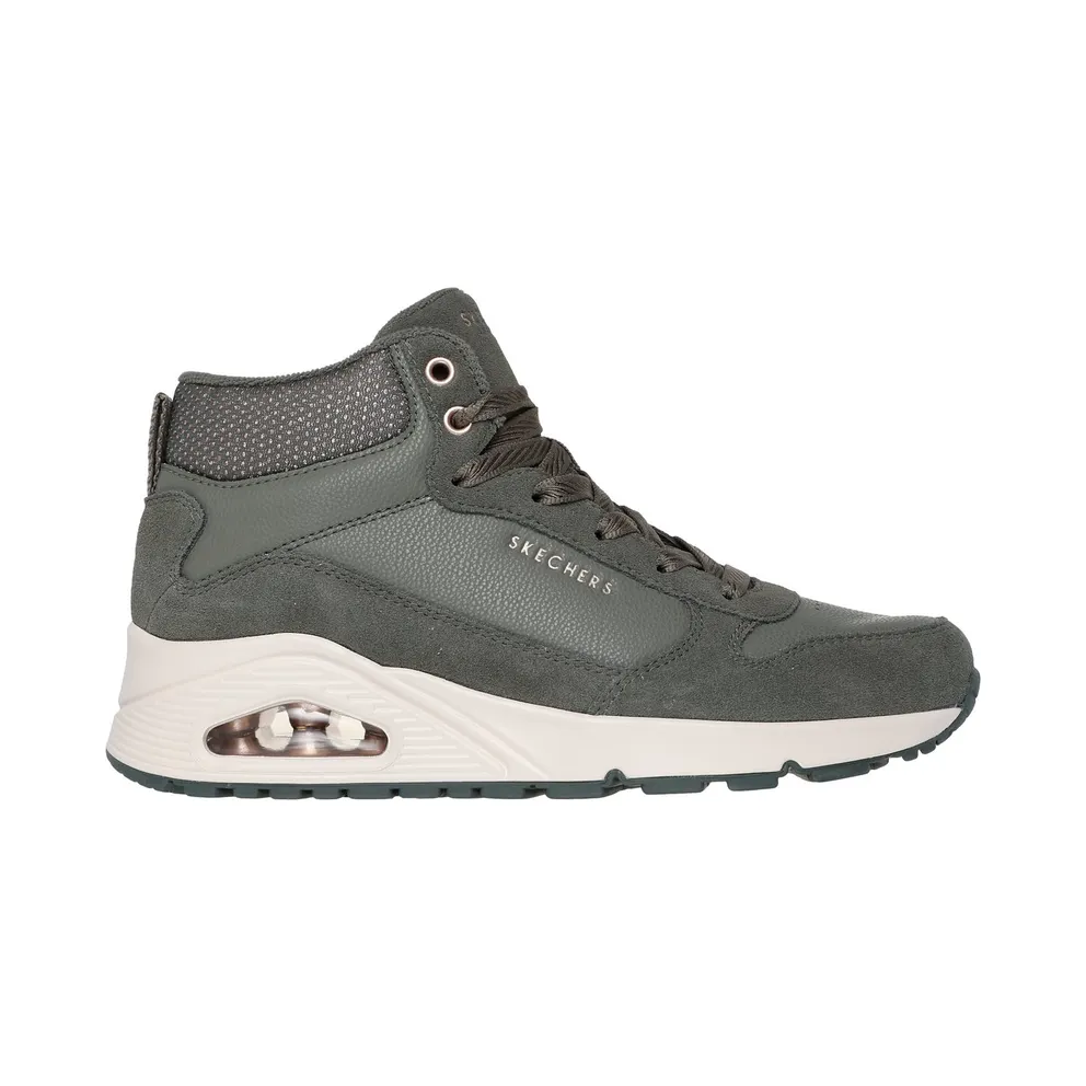 Skechers UNO – Stacre Shine Sneaker Olijf