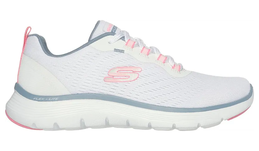 Skechers Flex Appeal 5.0 – New Path Sneaker Wit/Roze/Blauw