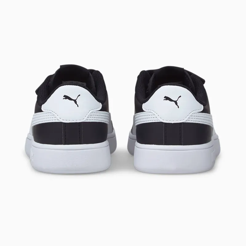PUMA Smash V2 Kids’ Black/White (365173-03)