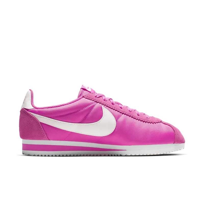 Nike Classic Cortez Nylon Active Fuchsia Summit White (W) Active Fuchsia/Summit White-Sail (749864-609)