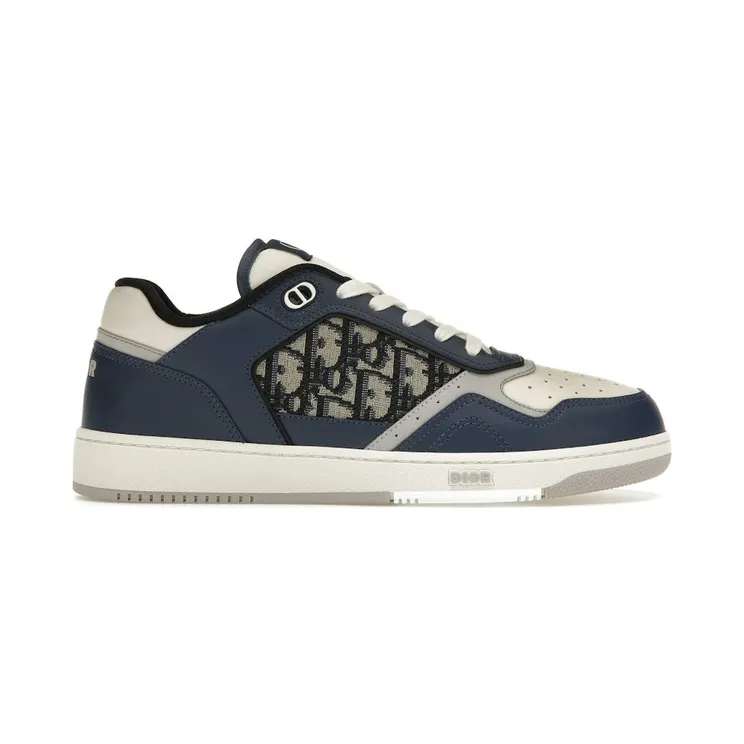 Dior B27 Low Blue Cream Dior Gray Beige Black Dior Oblique Jacquard (3SN272ZIR_H568)