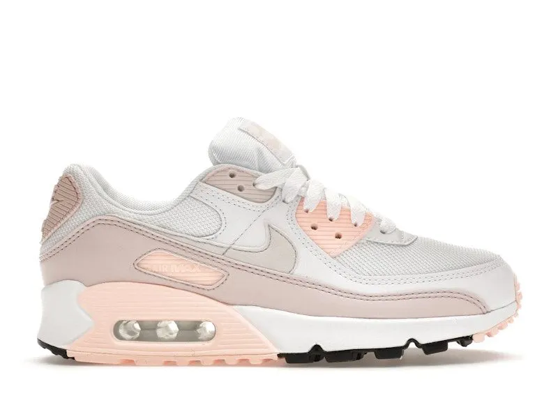 Nike Air Max 90 White Barely Rose (W) White/Barely Rose-Crimson Tint-Platinum Tint (CT1030-101)
