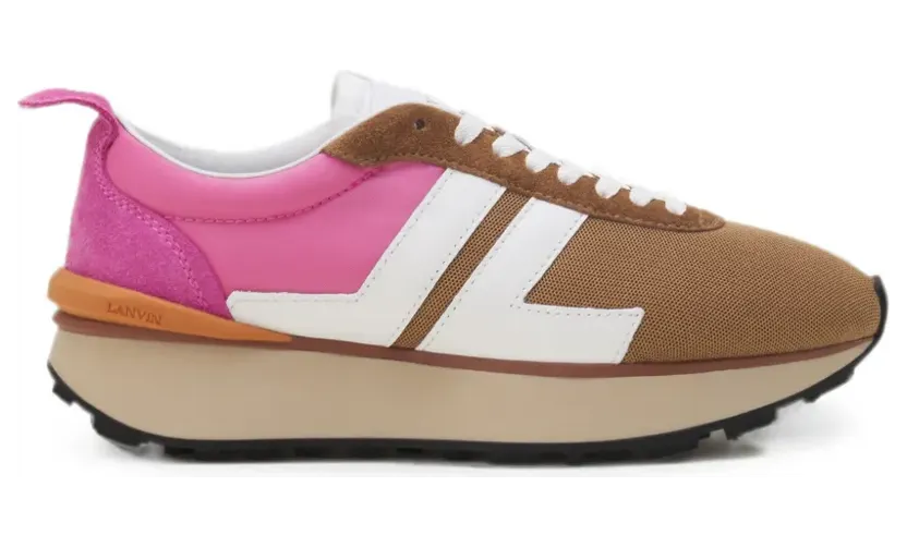 Lanvin Bumpr Sneakers aus Nylon und Mesh – Braun (FUSKBMP1NYMEA26)