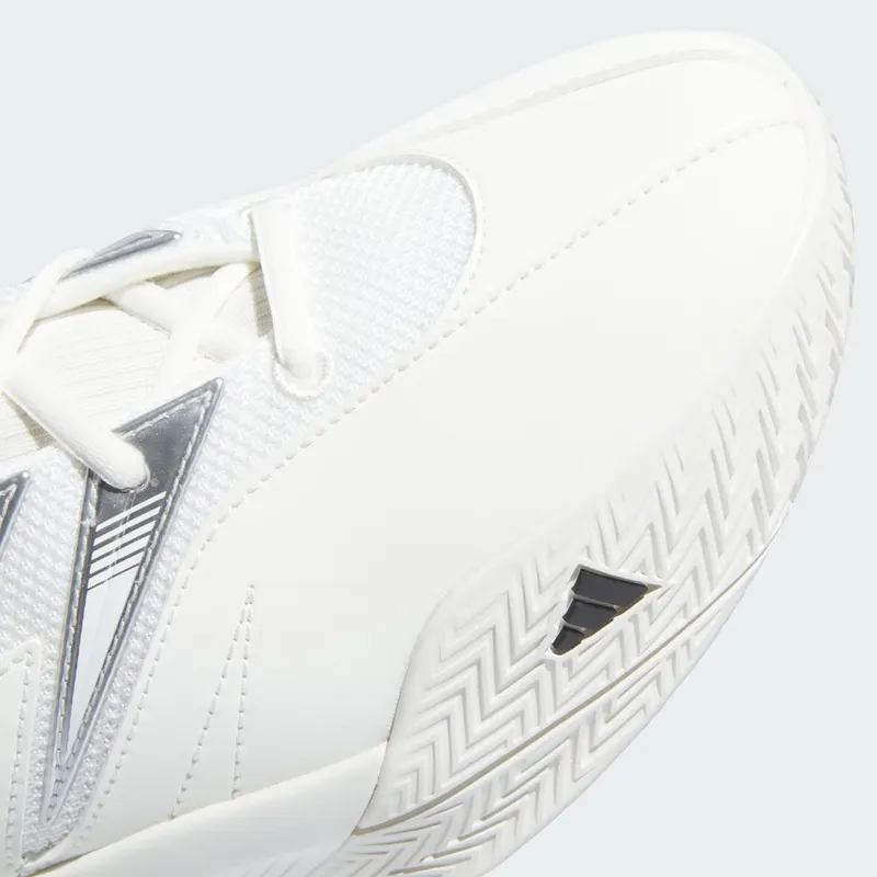 adidas Dame Certified 3 Low Core White Core Black Silver Metallic (IH8468)
