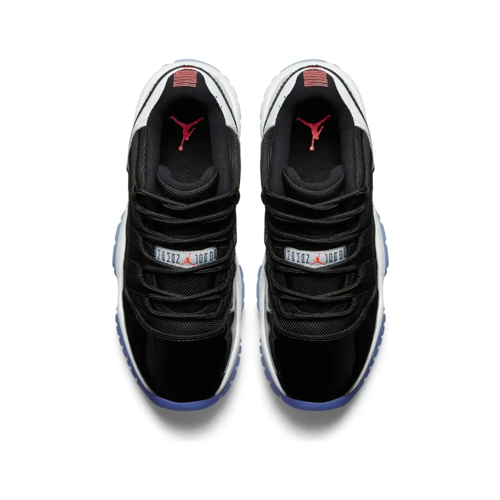 Jordan 11 Retro Low Infrared 23 (GS) Black/Infrared 23-Pure Platnium (528896-023)