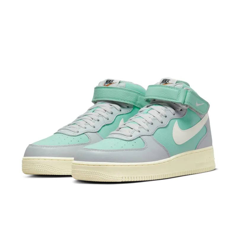 Nike Air Force 1 Mid ’07 LX “Grey Fog Enamel Green” (DQ8766-002)