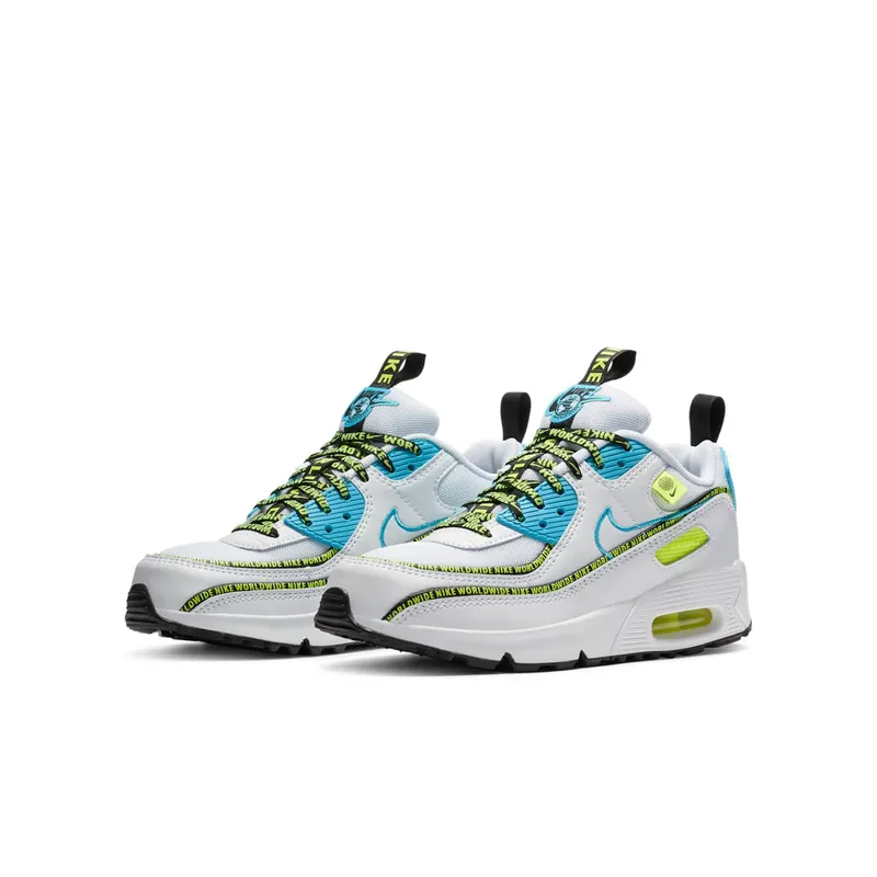Nike Air Max 90 SE Worldwide Pack Blue Fury Volt (CV7665-100)