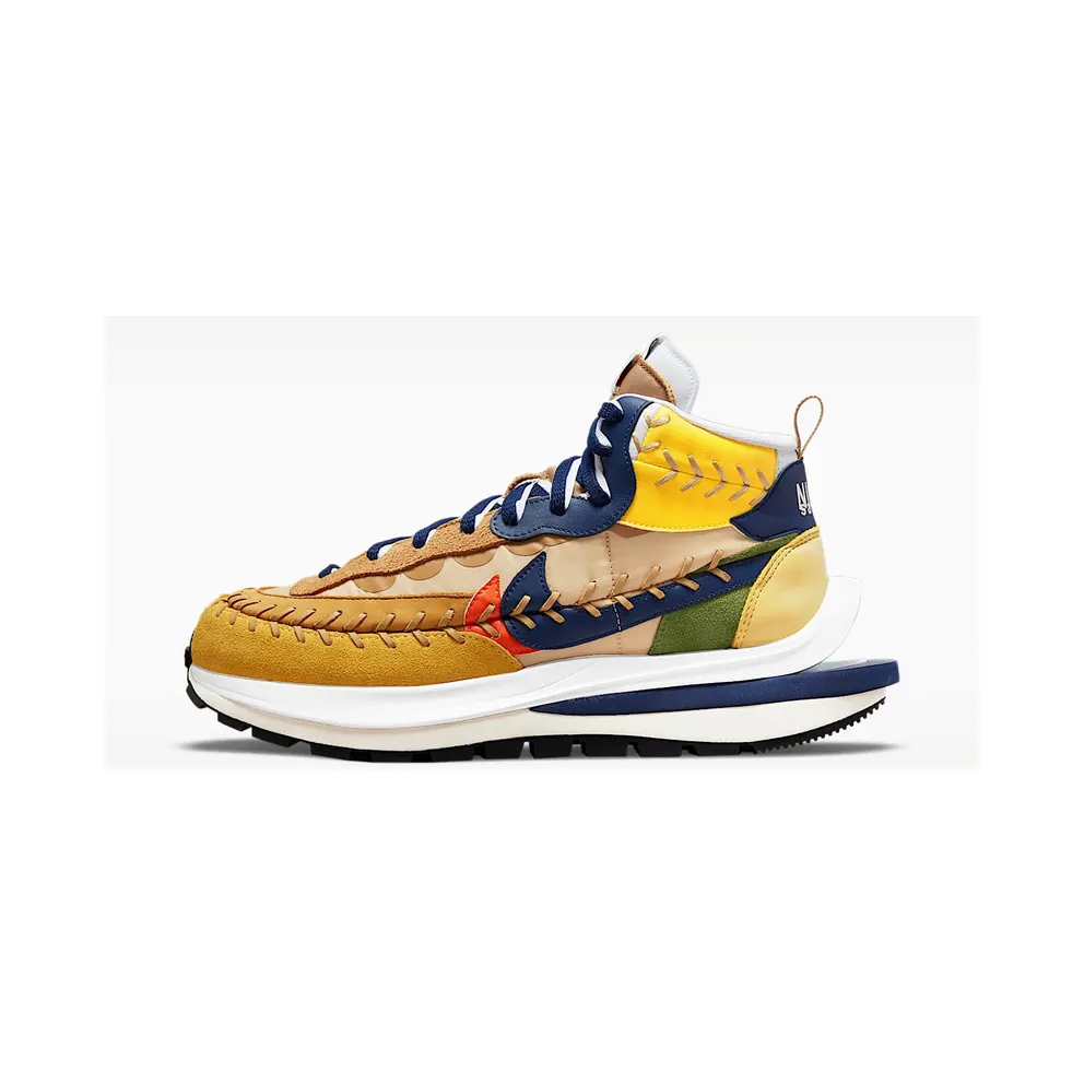 Nike x sacai Jean Paul Gaultier Vaporwaffle Sesame Blue Void (DH9186-200)