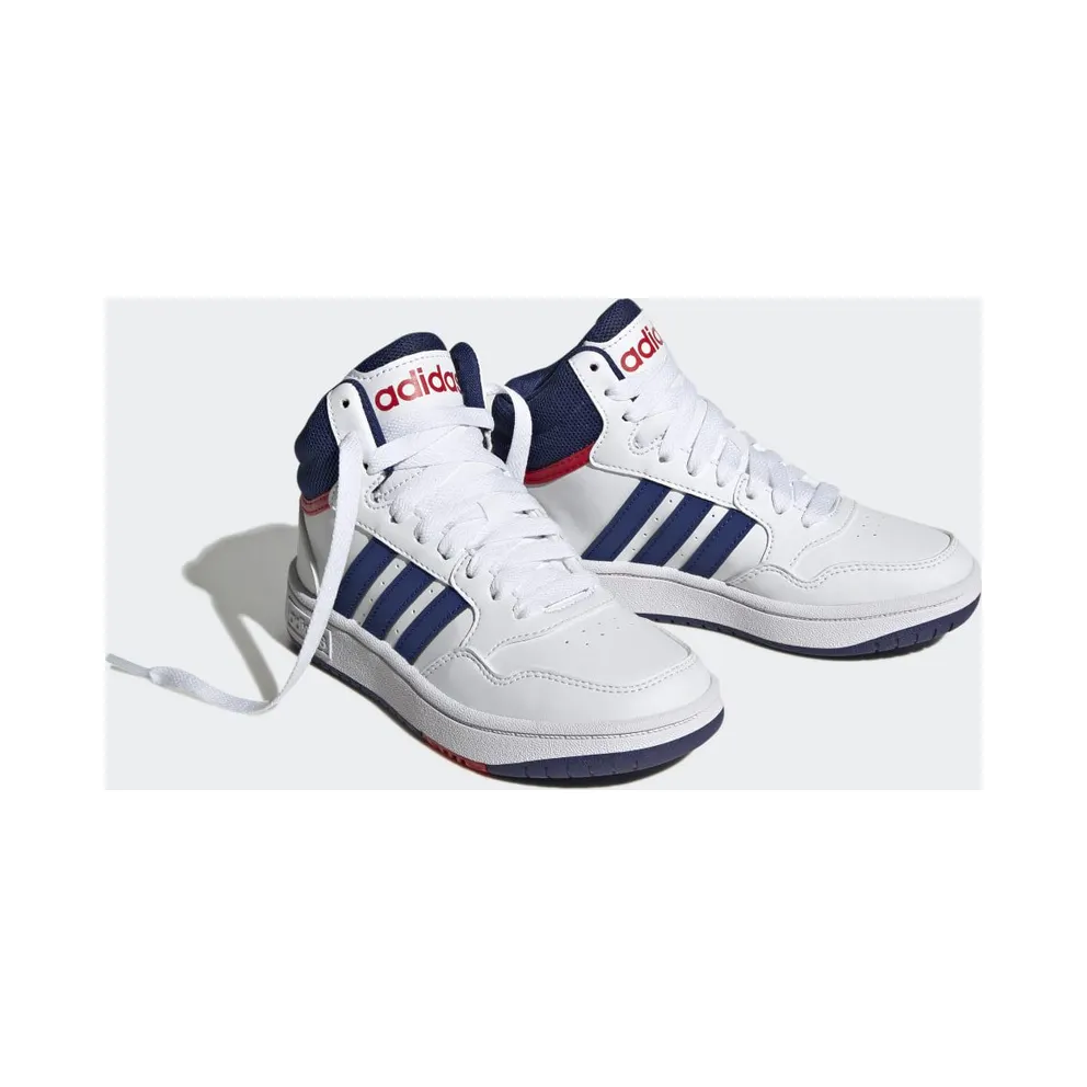 Adidas Hoops Mid Cloud White / Victory Blue / Better Scarlet (GZ9647)