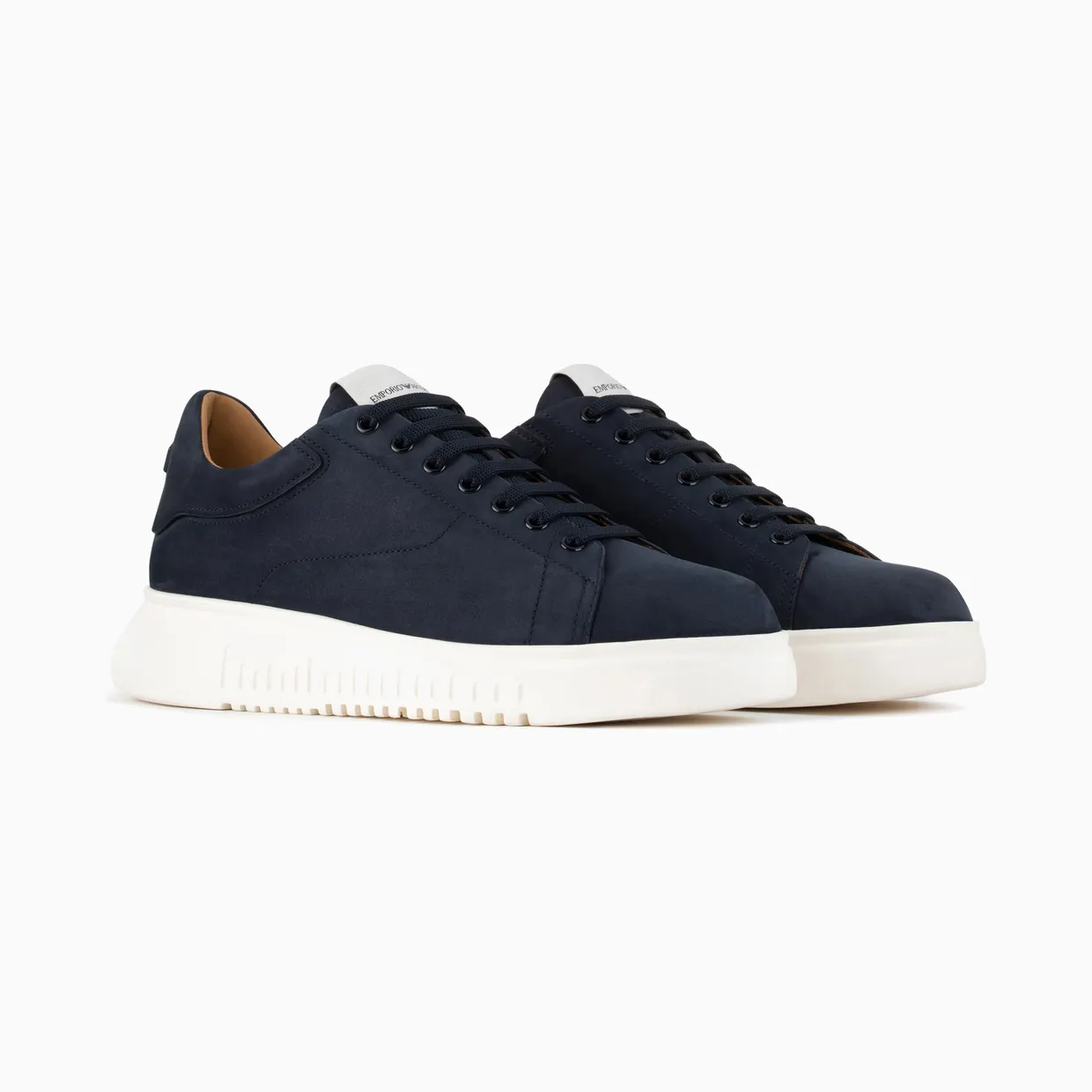 Armani Nubuck Sneakers With Knurled Soles (EM003663-AF19998-U8139) (2)