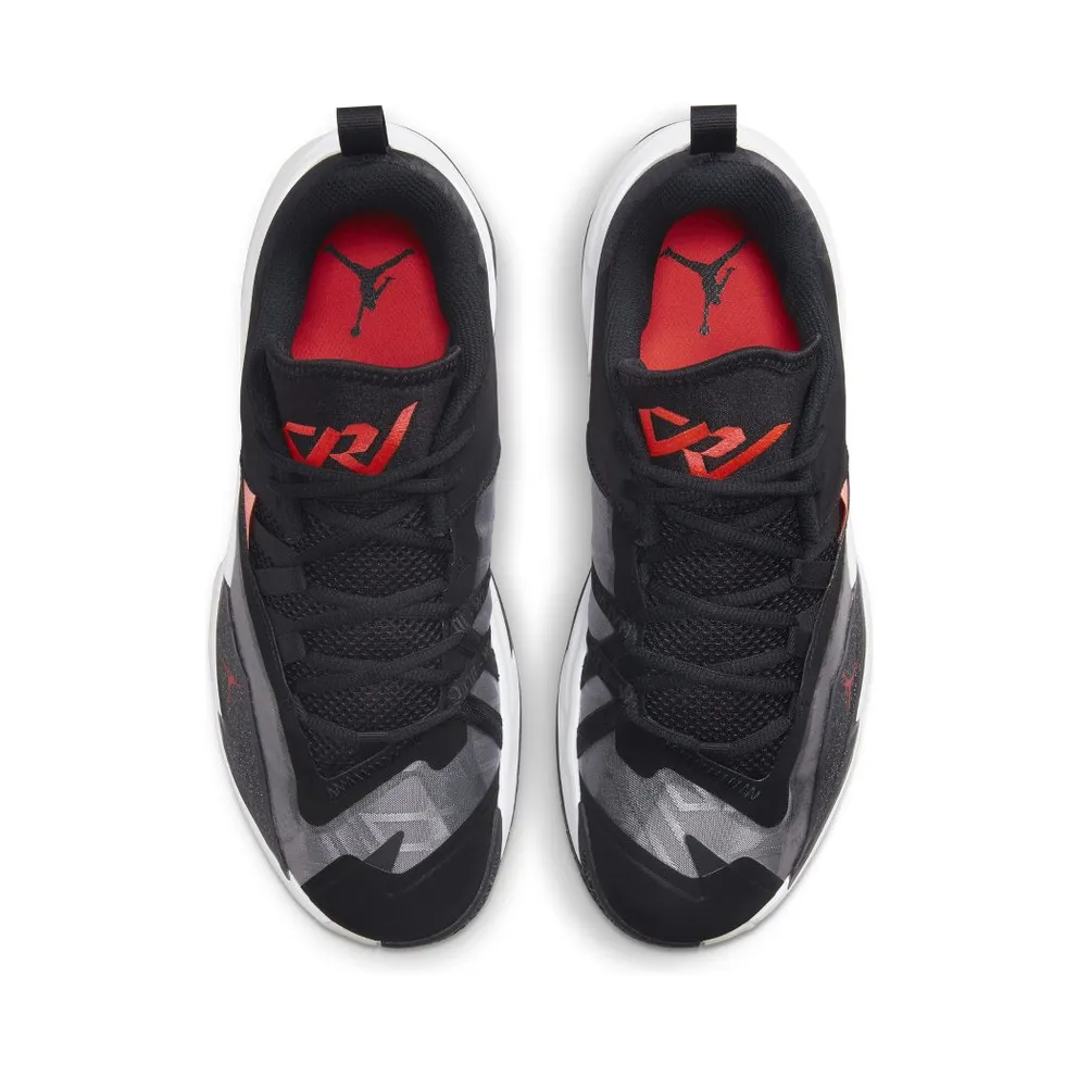 Jordan One Take 3 “Black / White / Grey Fog / Bright Crimson” (DC7701-001)