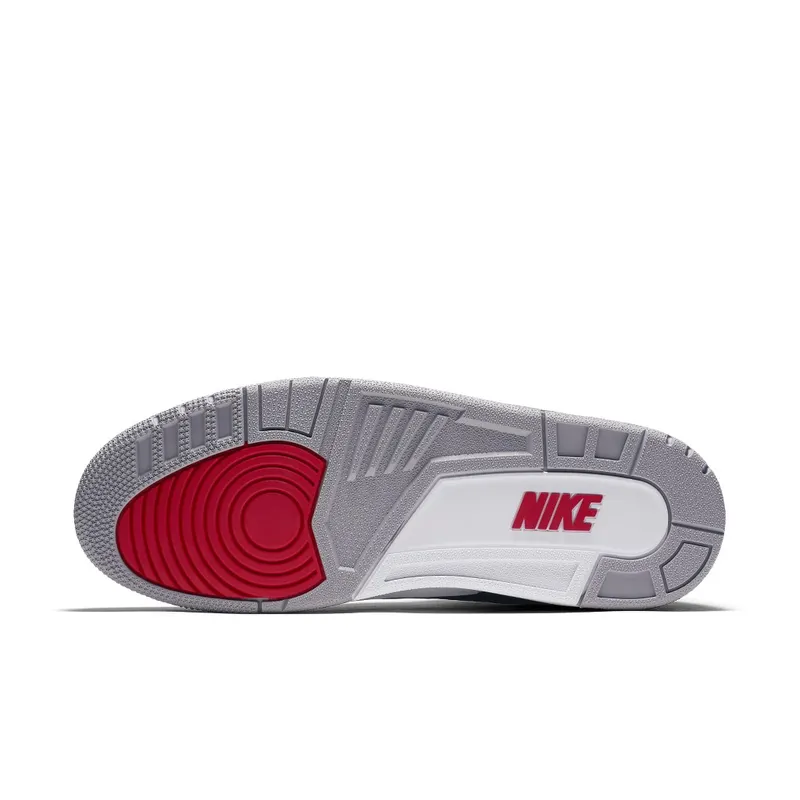 Jordan 3 Retro Black Cement (2018) Black/Fire Red-Cement Grey-White (854262-001)