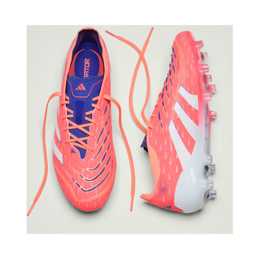 adidas Predator Elite Firm Ground Boots “Signal Coral / Cloud White / Beam Orange” (JI1083)