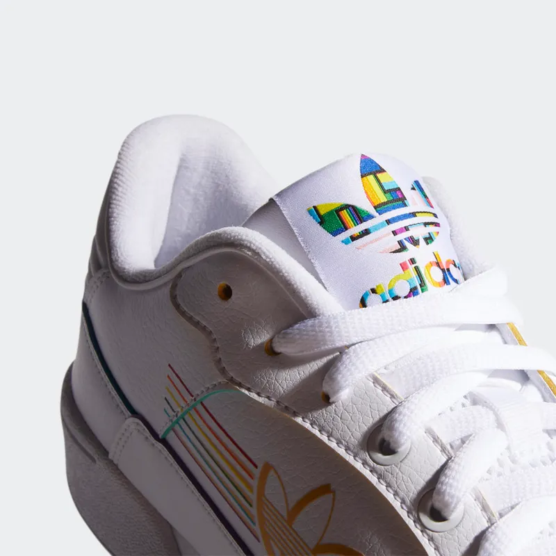 adidas Carerra Low Pride 2020 (W) Footwear White/Footwear White/Bright Cyan (FY9019)