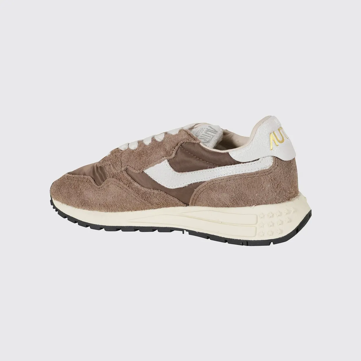 Autry Reelwind Nylon and Suede Sneakers with Serrated Sole Earth (WWLWNC39) (2)