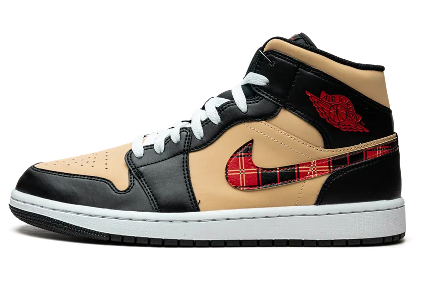 Air Jordan 1 Mid SE “Tartan Swoosh” (DZ5329-001)