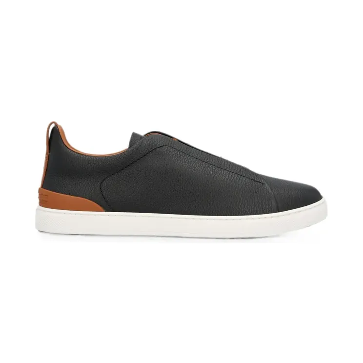 Zegna Triple Stitch leren “Black” (RLHCVNS8381ZSNE)