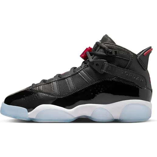 Jordan 6 Rings “Black / White / Gym Red” (323419-064)
