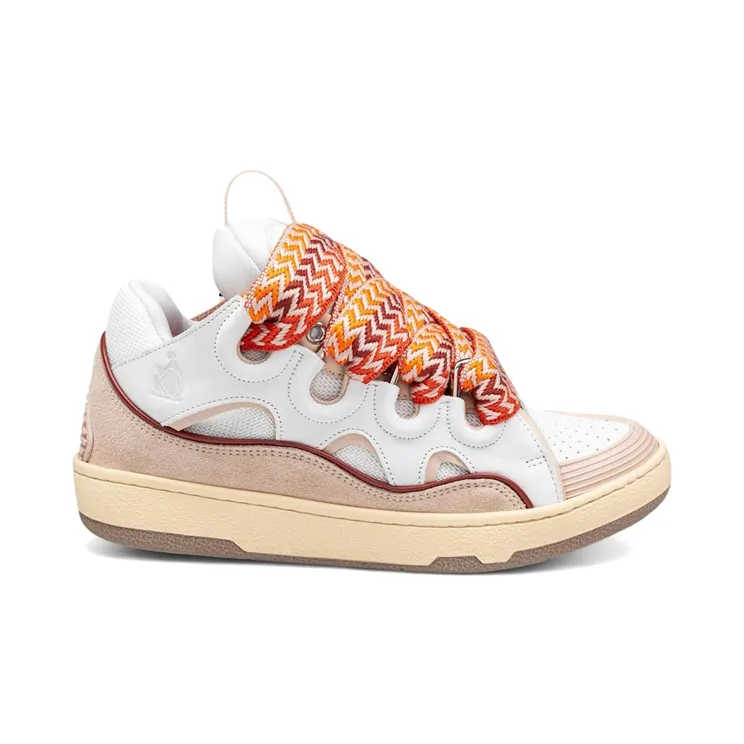 Lanvin Leather Curb White Orange (FU-SKDK12-BICO-E25-0961)
