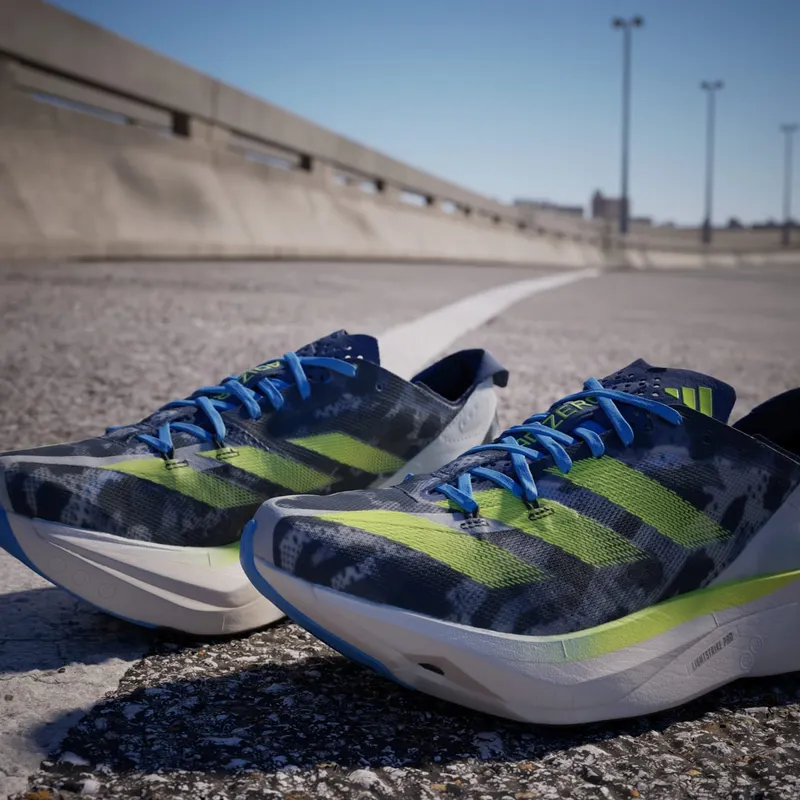 adidas Adizero Adios Pro 3 Crystal White Lucid Lemon Blue Burst (IG6426)