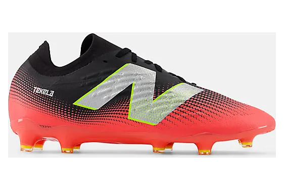 New Balance Tekela Magia V4+ Low Laced FG Black Energy Red Metallic Silver (ST2FLR45)
