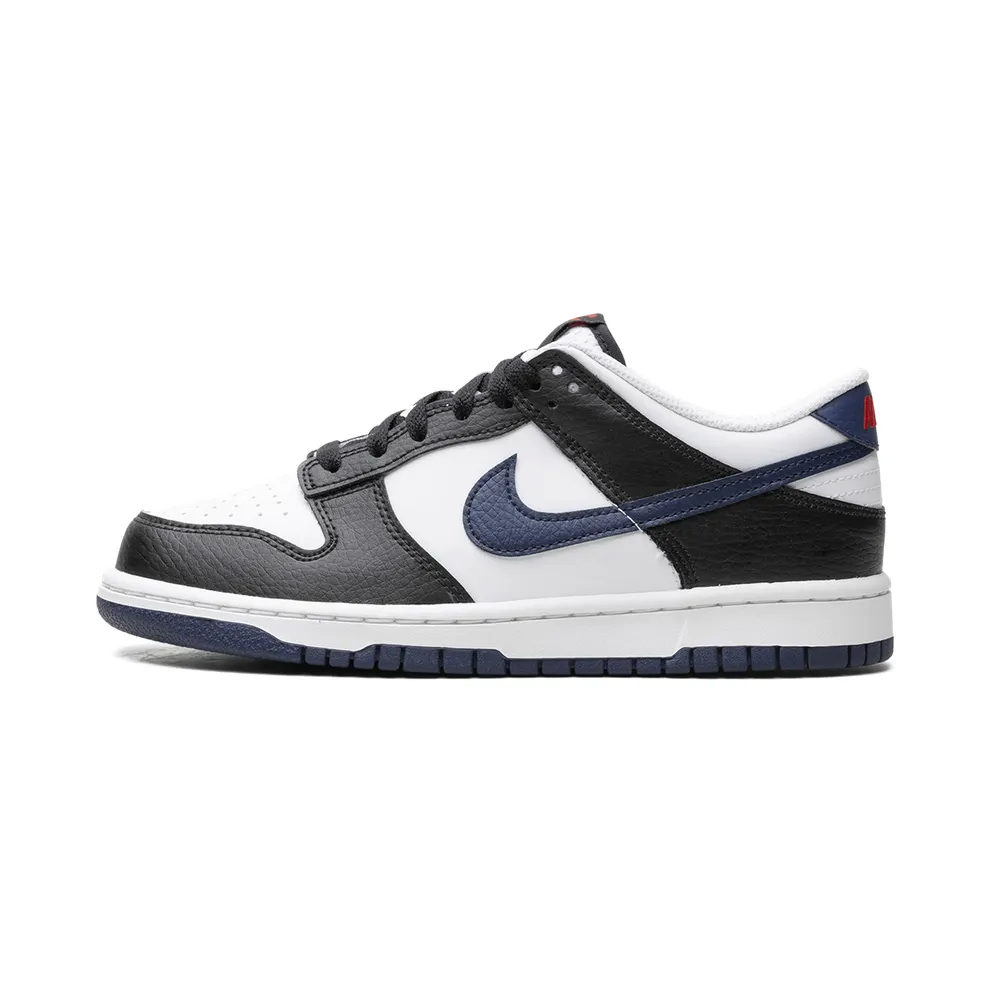 Nike Dunk Low “Black / White / University Red / Midnight Navy” (HJ9202-001)