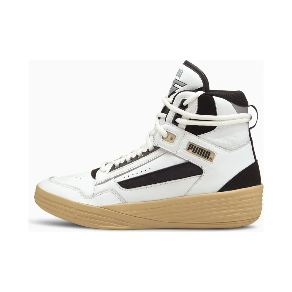 Puma x KUZMA Clyde All-Pro Mid Basketball Shoes White/Beige (194836-01)