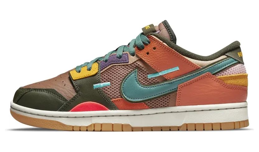 Nike Dunk Low Scrap Archeo Brown (2021) – “Archeo Brown / Bicoastal-sport Spice” (DB0500-200)