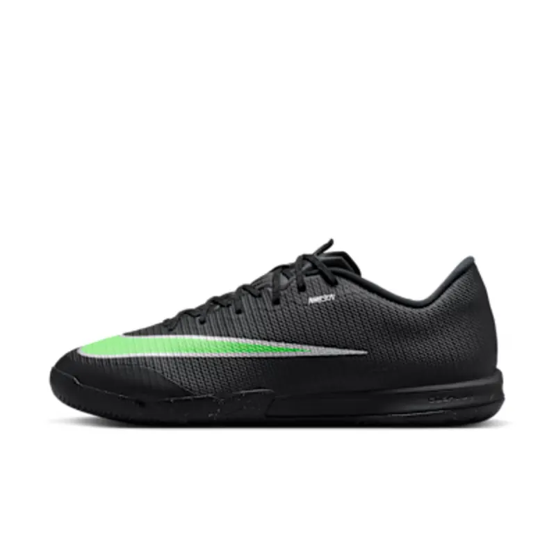 Nike Mercurial Vapor 17 Academy Indoor/Court Low-Top “Black/Black/Illusion Green” (IM5845-001)