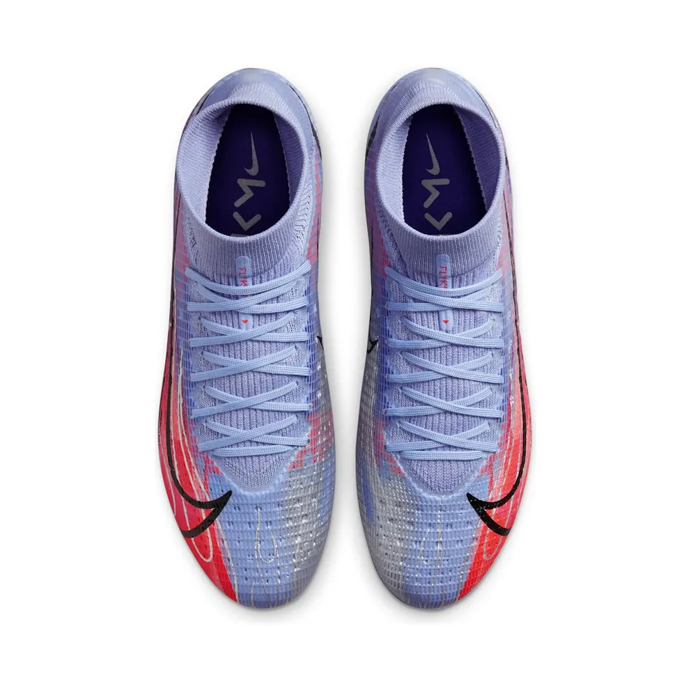 Nike Mercurial Superfly 8 FG Kylian Mbappe Flames (Purple Sole) (DJ3977-506)