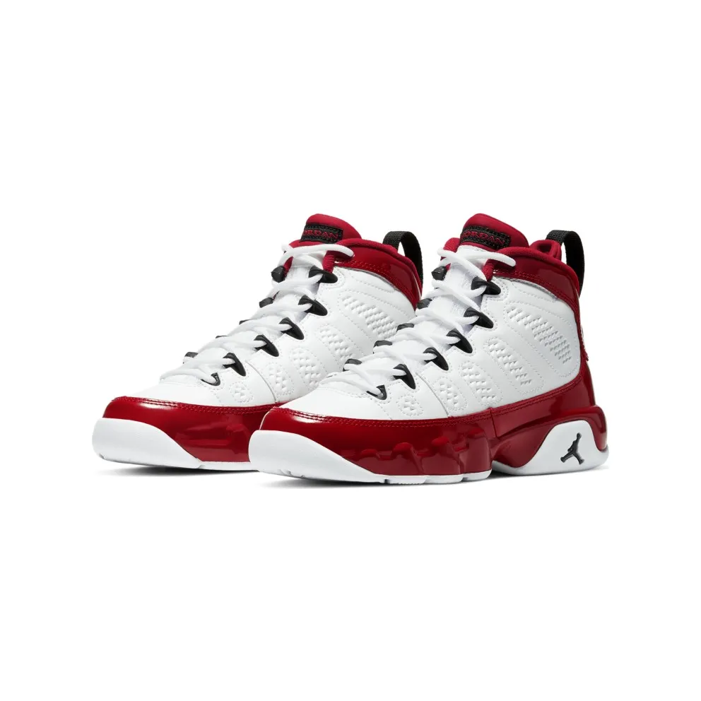 Jordan 9 Retro White Gym Red (GS) White/Black-Gym Red (302359-160)