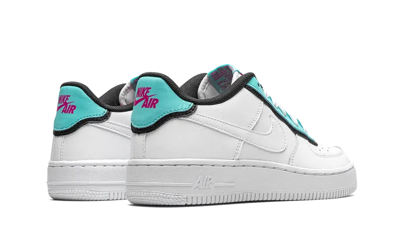 Nike Air Force 1 LV8 1 DBL GS “Double Layer – Aqua Black” (BV1084-100)