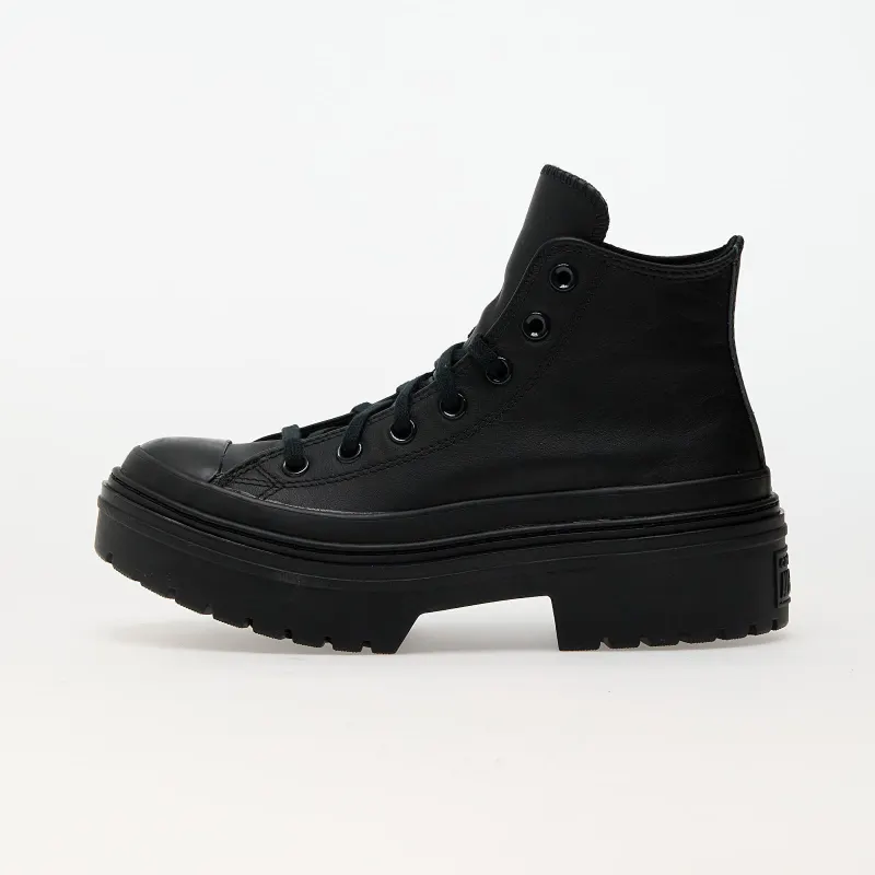 Converse Chuck Taylor All Star Lugged Heel Leather Platform Black/Black/Black (A10369C)